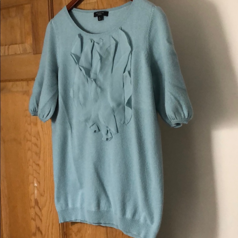 Ann Taylor Cashmere short sleeve sweater